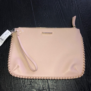 New York & Company‎ Zipper Pouch Wristlet Coin Purse Blush Pink New